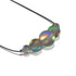 Schokolade | 925 Sterling Silber Rotguss | Meerjungfrau Glas Unendlichkeitsverschluss Halskette